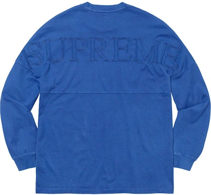 Supreme Overdyed L/S Top Royal Buy Supreme Overdyed L/S Top Royal