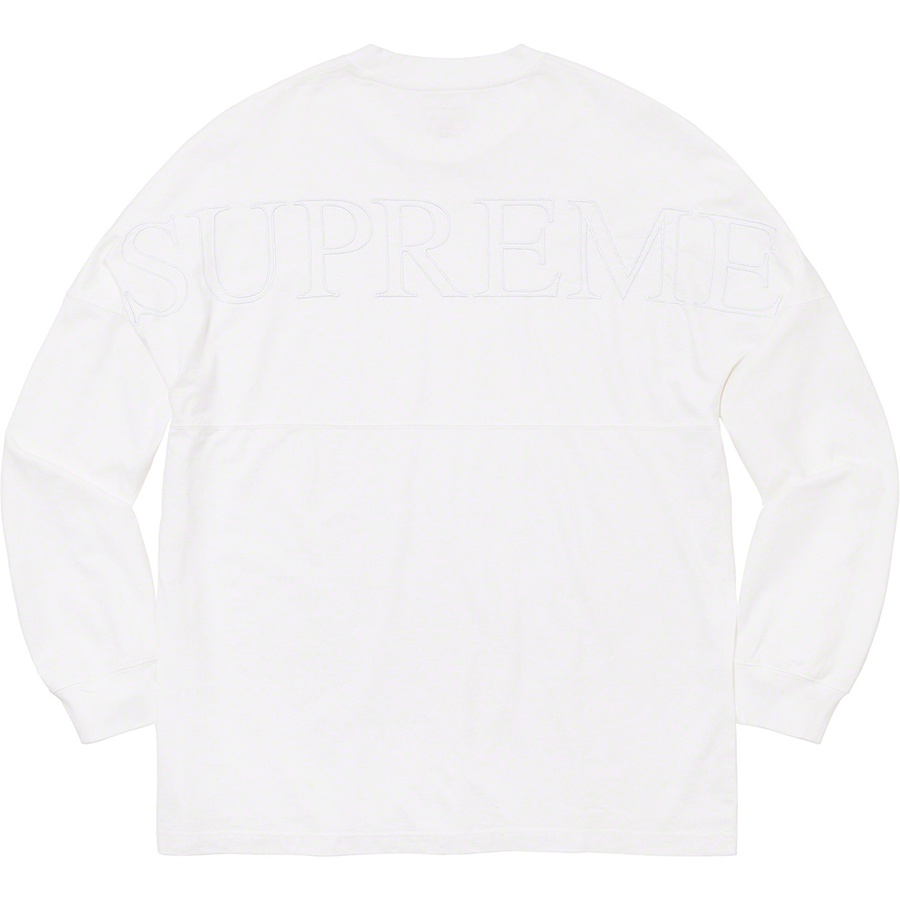 Supreme Overdyed L/S Top White - Novelship