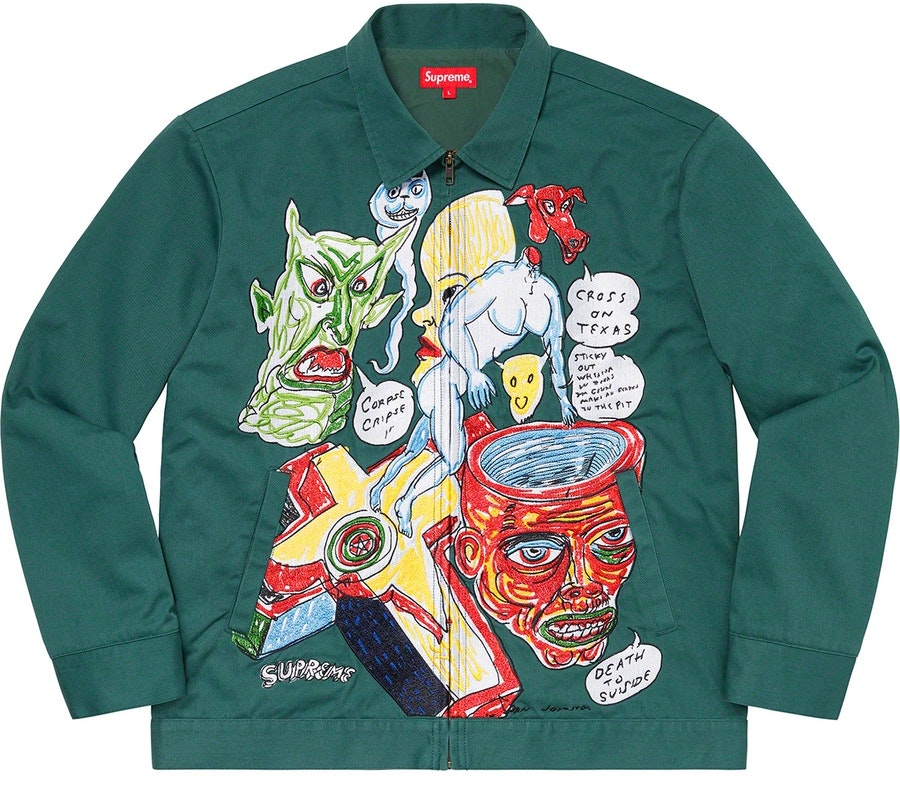 supreme-daniel-johnston-embroidered-work-jacket-work-green