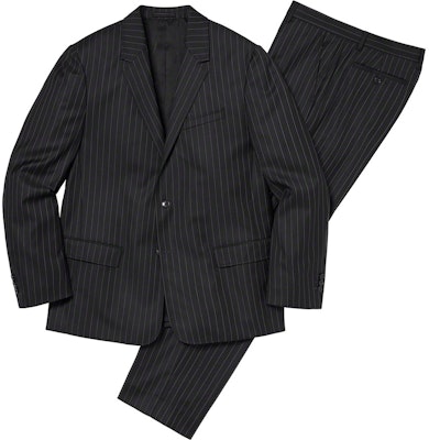 Supreme Wool Suit Black Pinstripe Buy Supreme Wool Suit Black Pinstripe