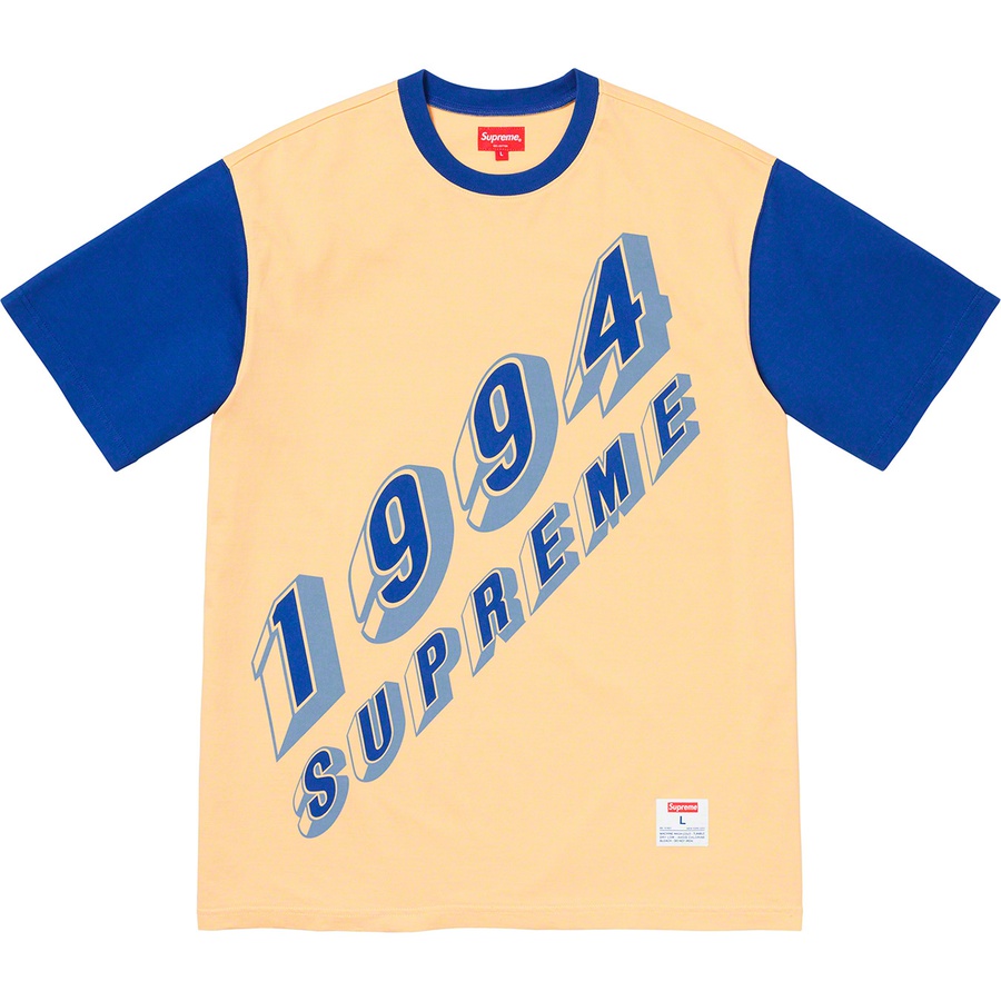 Buy Supreme Bevel Text Ringer Tee Kuning Terang