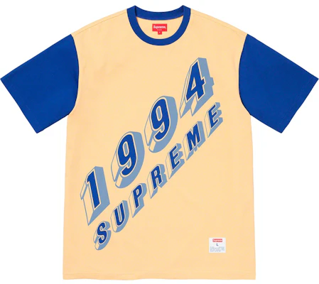 Supreme Bevel Text Ringer Tee Kuning Terang Buy Supreme Bevel Text Ringer Tee Kuning Terang