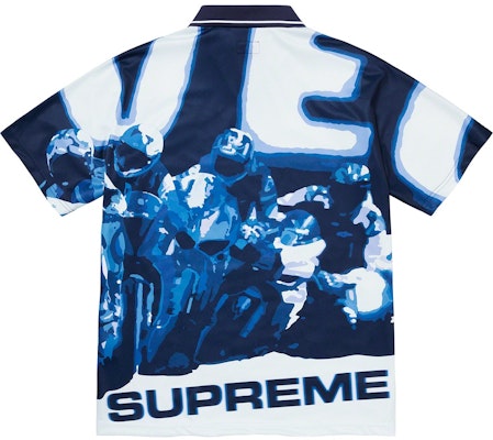 Supreme Racing Soccer Jersey Navy Order Supreme Racing Soccer Jersey Navy