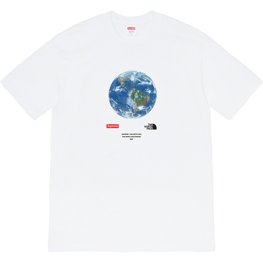 Supreme x The North Face One World Tee White Novelship