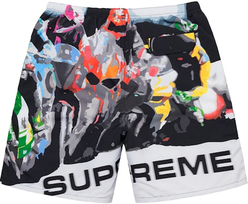 Supreme Racing Water Short Multicolour Order Supreme Racing Water Short Multicolour