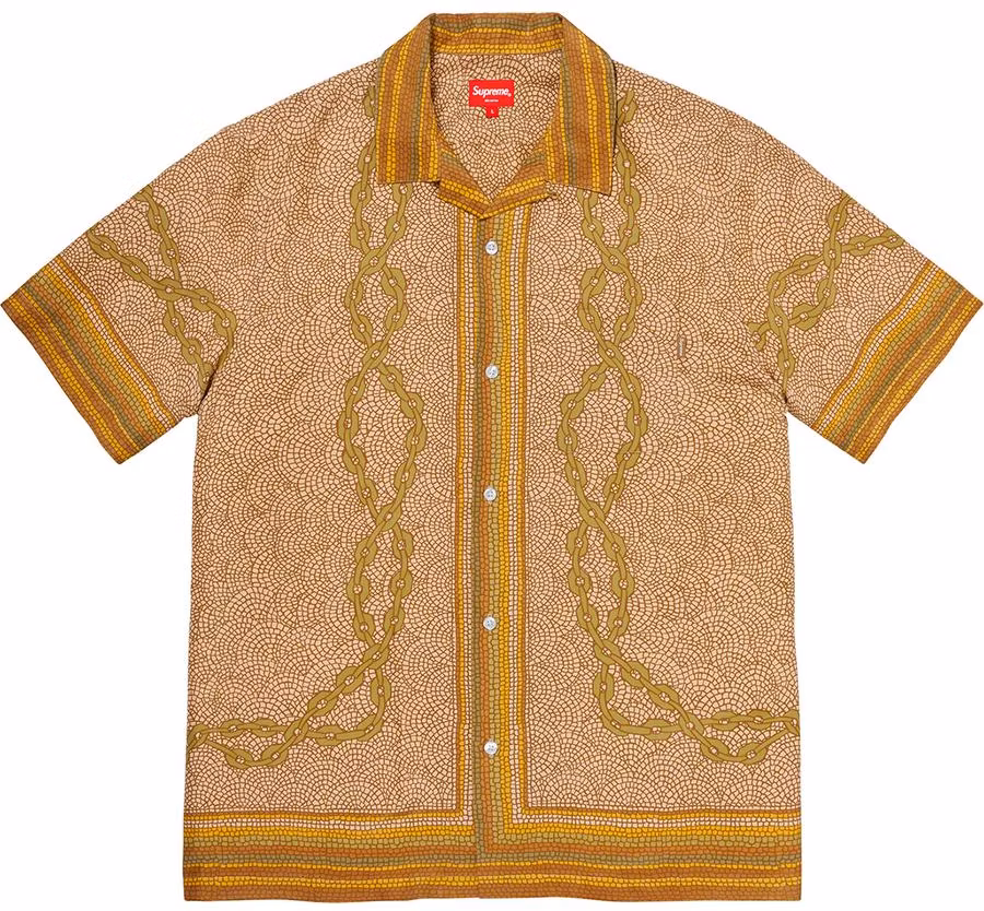 supreme-mosaic-silk-s-s-shirt-tan