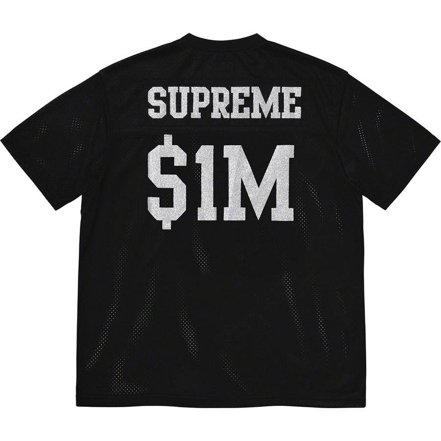 Supreme Glitter Football Top Black - Novelship