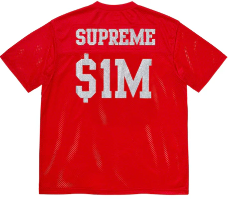 슈프림 레드 글리터 풋볼 탑 (Supreme Red Glitter Football Top)
Order 슈프림 레드 글리터 풋볼 탑 (Supreme Red Glitter Football Top)