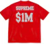 Order 슈프림 레드 글리터 풋볼 탑 (Supreme Red Glitter Football Top)