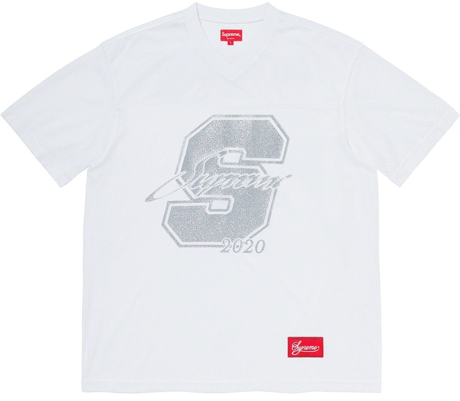 supreme-glitter-football-top-white