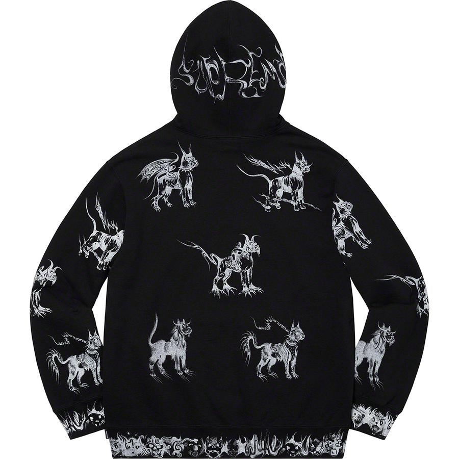 Order Supreme Animals Hooded Sweatshirt Black