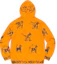 Order Supreme Animals Hooded Sweatshirt Gold