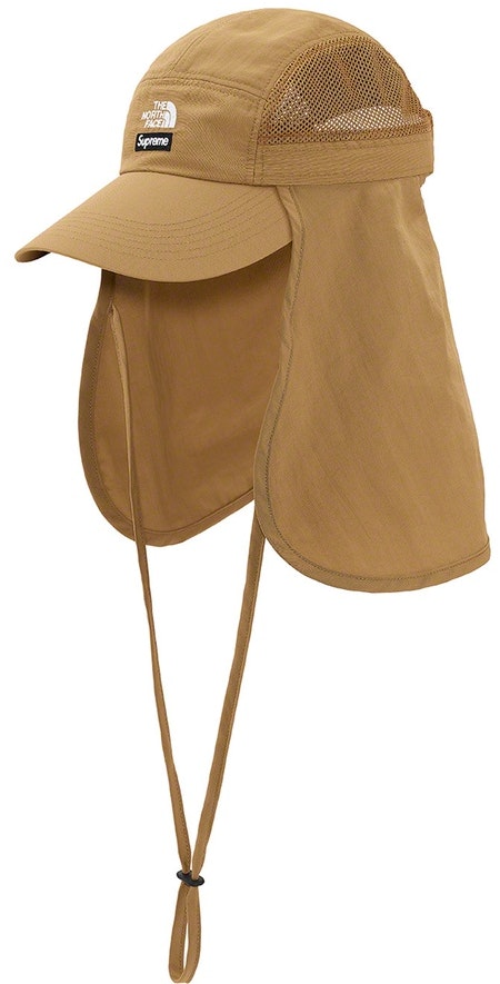 supreme-the-north-face-sunshield-camp-cap-gold