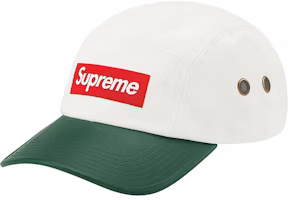 Supreme 2-Tone Denim Camp Cap White Supreme 2-Tone Denim Camp Cap White