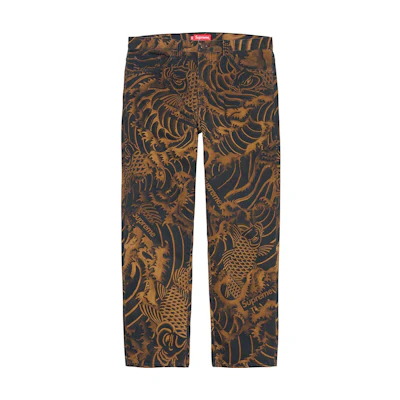 Supreme Waves Regular Jean Black