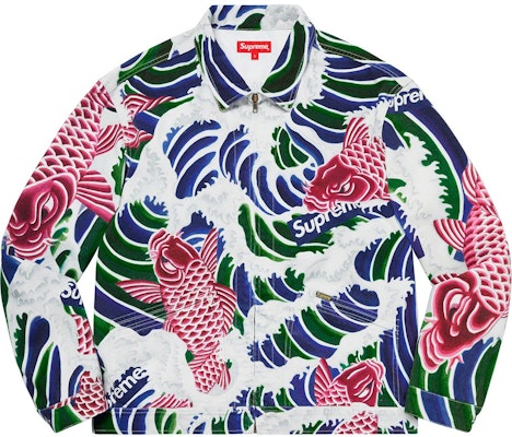 Supreme Waves Work Jacket Multicolour Buy Supreme Waves Work Jacket Multicolour