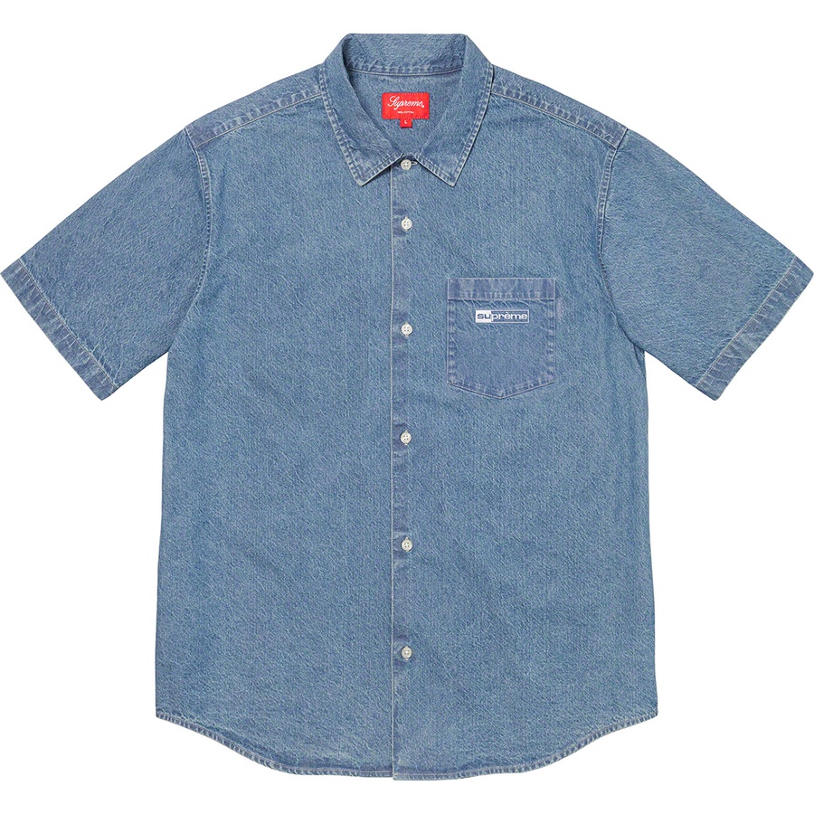 Supreme Invert Denim S/S Shirt Blue - Novelship