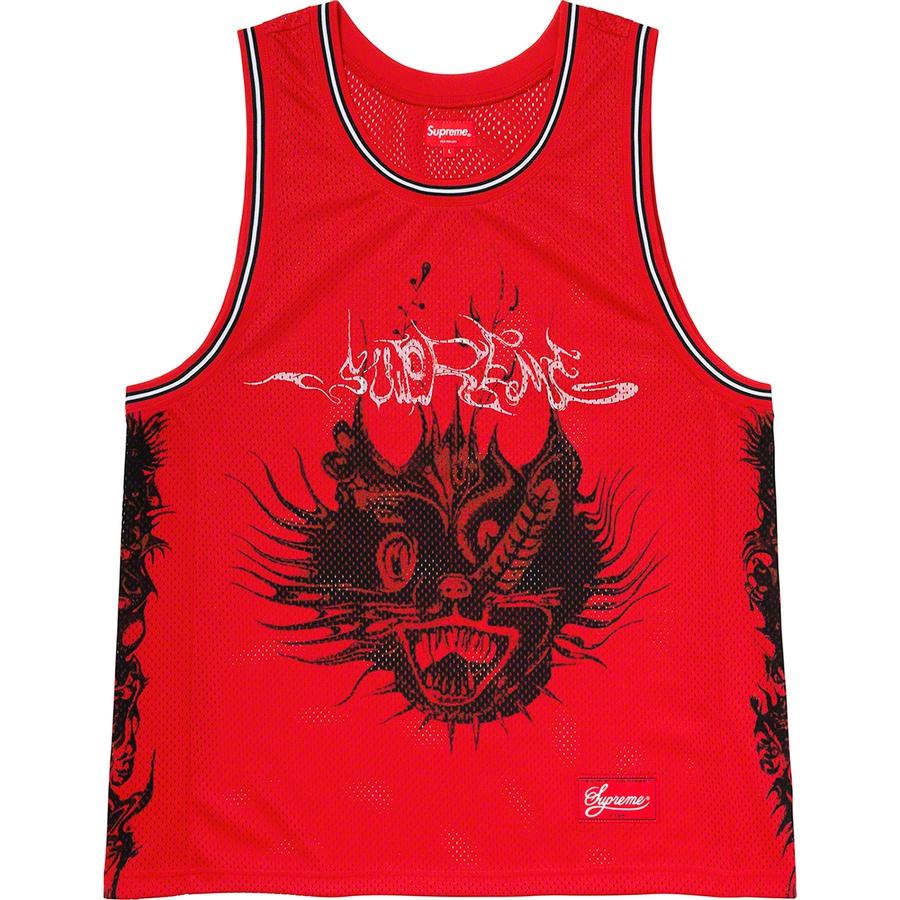 Supreme Animal Basketball Jersey Red - Novelship