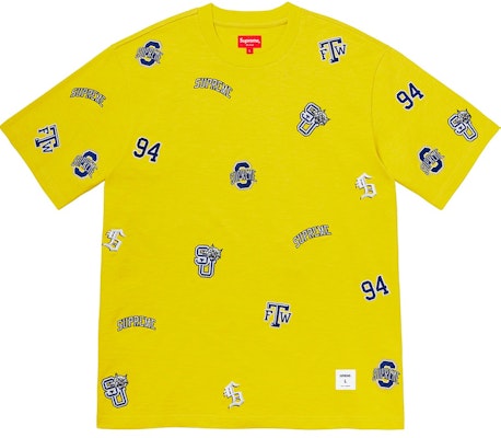 Supreme University S/S Top (SS20) Bright Yellow Buy Supreme University S/S Top (SS20) Bright Yellow