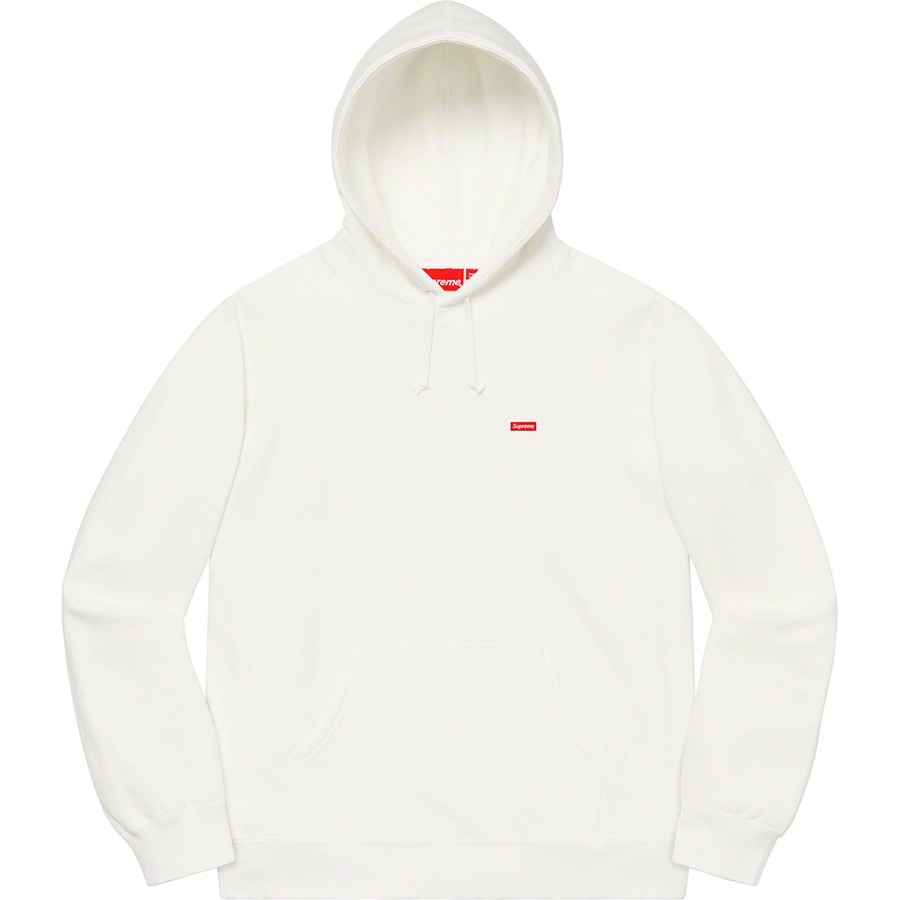 Supreme Small Box Hooded Sweatshirt White - Novelship