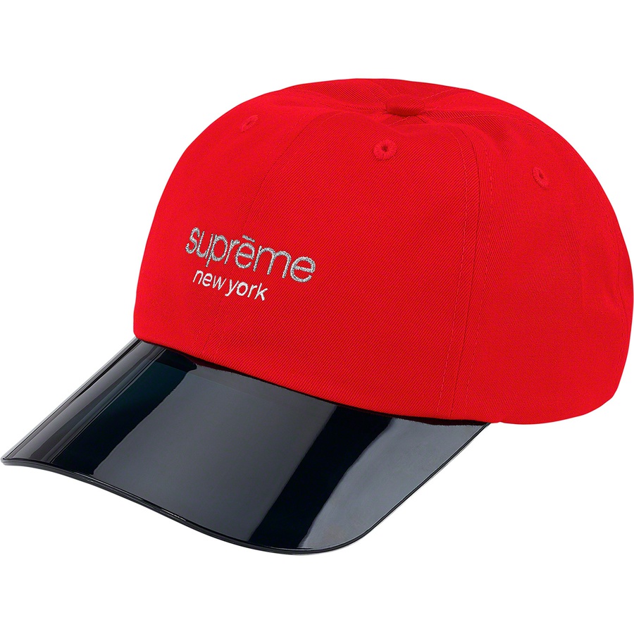 Supreme Acrylic Visor 6‑Panel Red