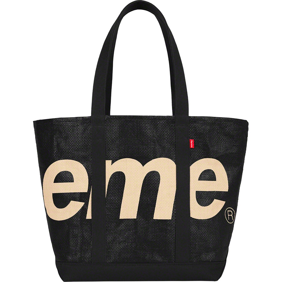 Supreme Raffia Tote Black - Novelship