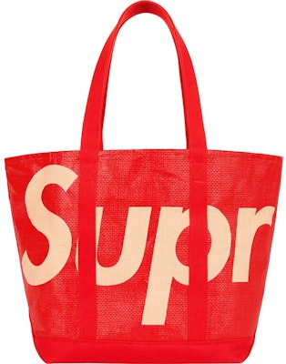 Supreme red tote Clearance
