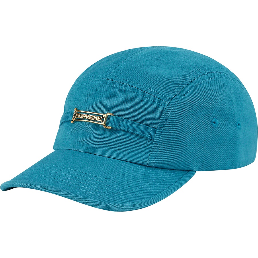 Supreme Name Plate Camp Cap Bright Royal - Novelship