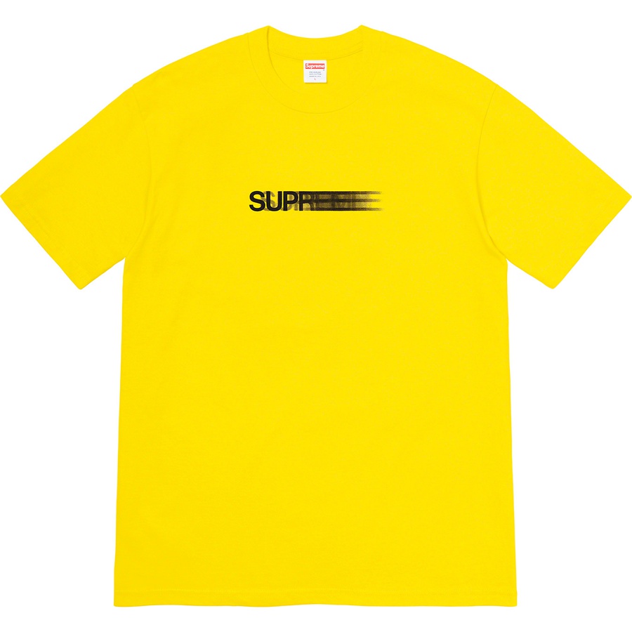 Supreme Motion Logo Tee (SS20) Yellow - Novelship