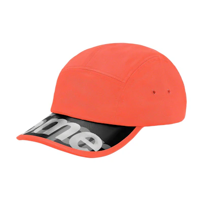 Supreme Lenticular Visor Camp Cap Neon Orange