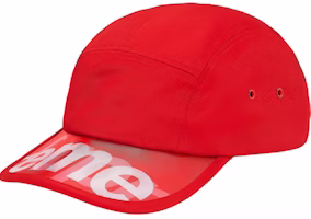 Supreme Lenticular Visor Camp Cap Red Supreme Lenticular Visor Camp Cap Red