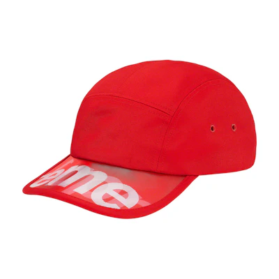 Supreme Lenticular Visor Camp Cap Red