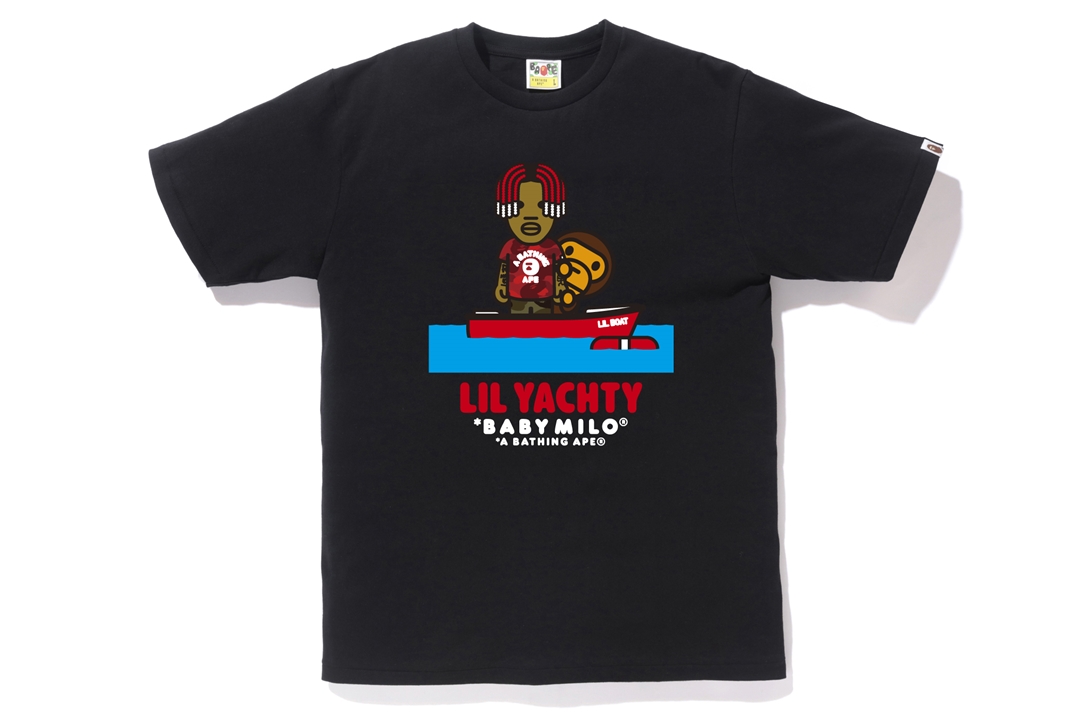 BAPE Baby Milo x Lil Yachty Tee #2 Black - Novelship