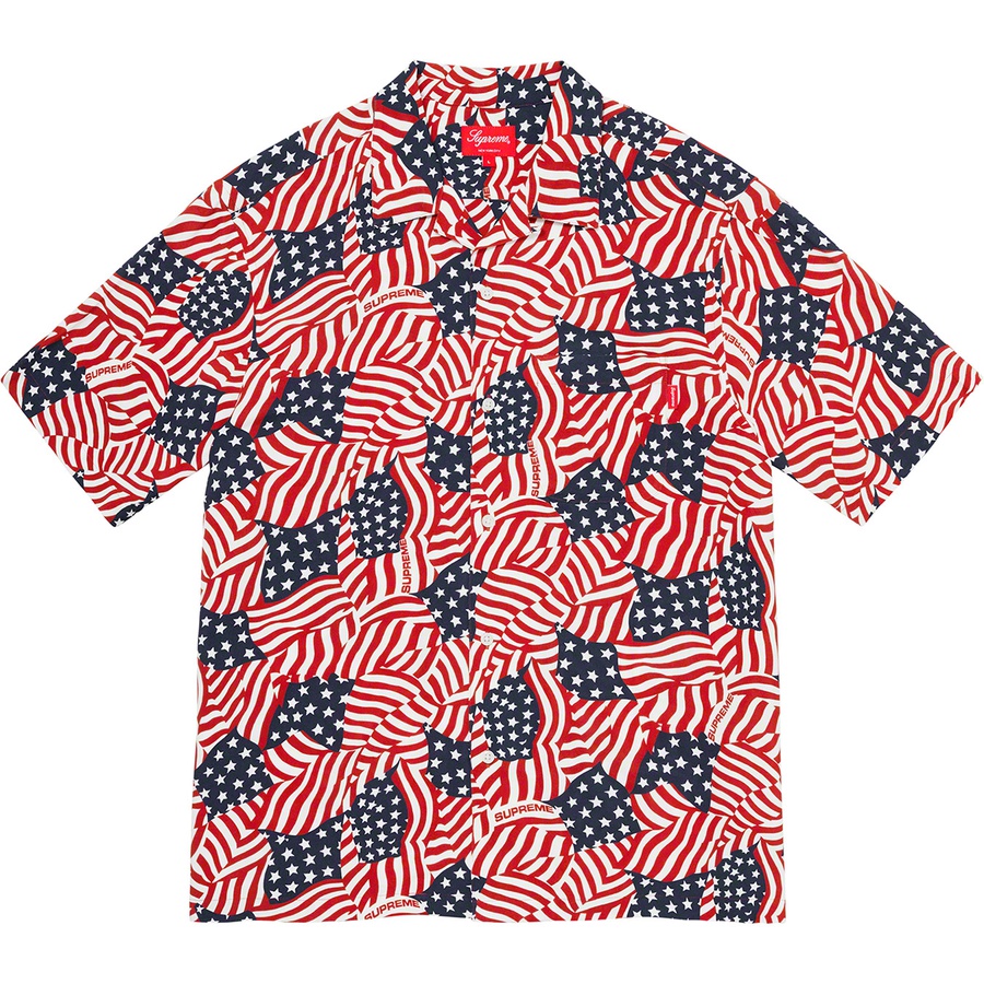 Supreme shop flag shirt