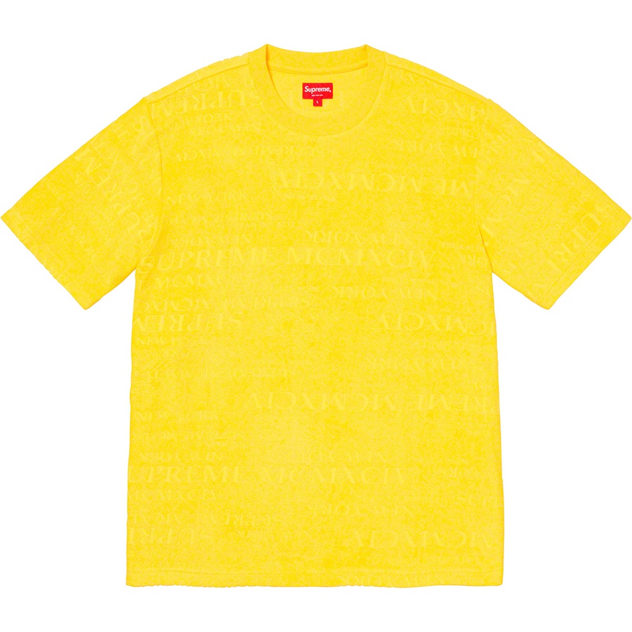 Supreme MCMXCIV Terry S/S Top Yellow - Novelship