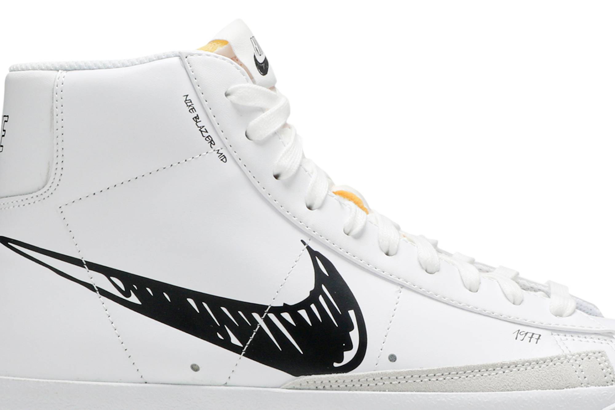 nike blazer mid 77 sketch black
