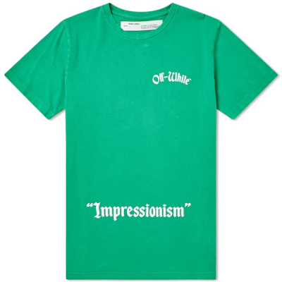 Off-White College Tee Green Buy Off-White College Tee Green