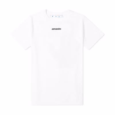 Off-White Marker Arrow Slim SS Tee White Red