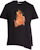 OFF‑WHITE FIRE SPLICED TEE BLACK