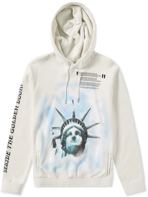 Off-White Hoodie Patung Liberty Warna Putih Buy Off-White Hoodie Patung Liberty Warna Putih