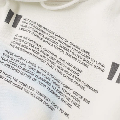 Off-White Hoodie Patung Liberty Warna Putih Order Off-White Hoodie Patung Liberty Warna Putih