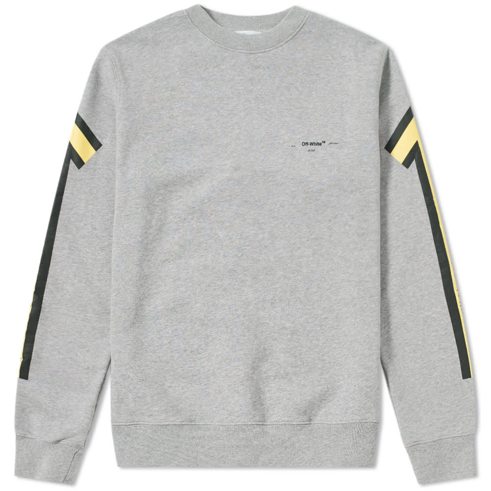 Off-White ARROWS CREWNECK SWEATSHIRT GREY