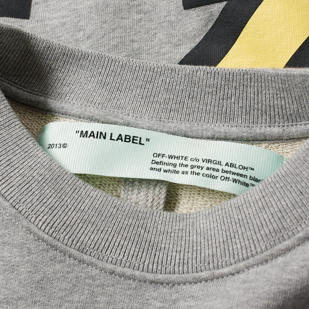 Lookbook Off-White ARROWS CREWNECK SWEATSHIRT GREY