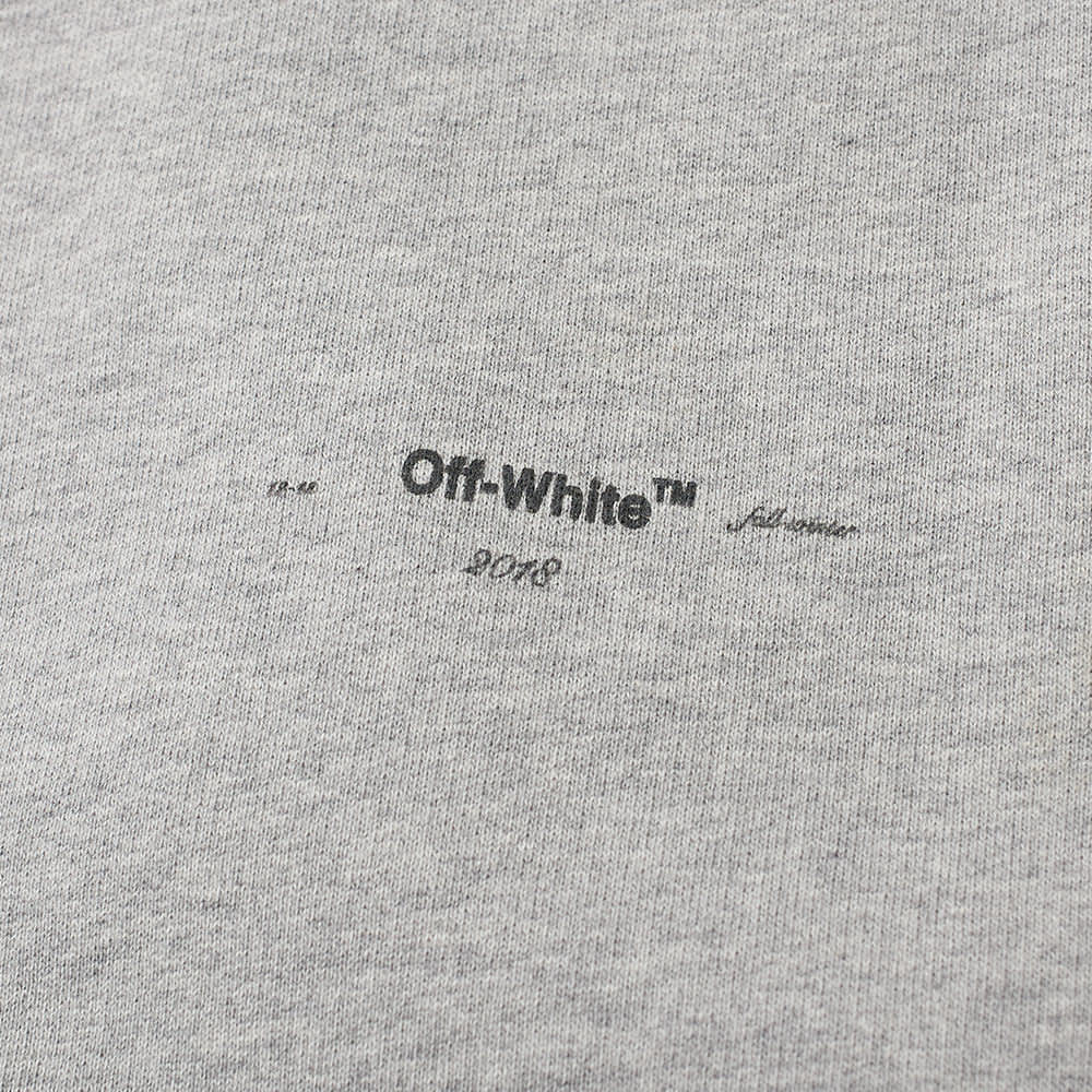 Shop Off-White ARROWS CREWNECK SWEATSHIRT GREY