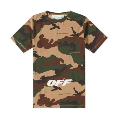 Off-White Camo Slim SS Tee