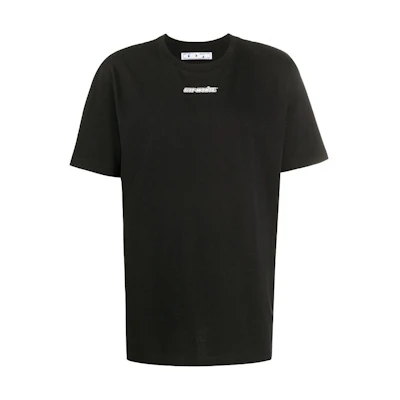 Off-White Marker Arrow Oversized SS Tee Black Red