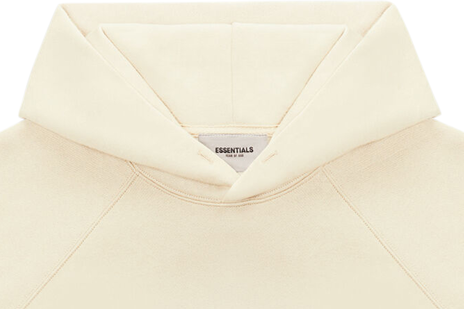 Fear of god essentials discount 3d silicon applique crewneck buttercream