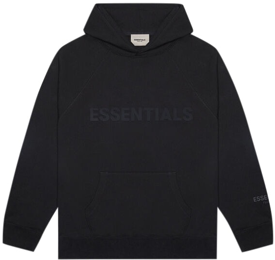 Fear of God ESSENTIALS 3D Silicon Applique Pullover Hoodie Dark Slate ...