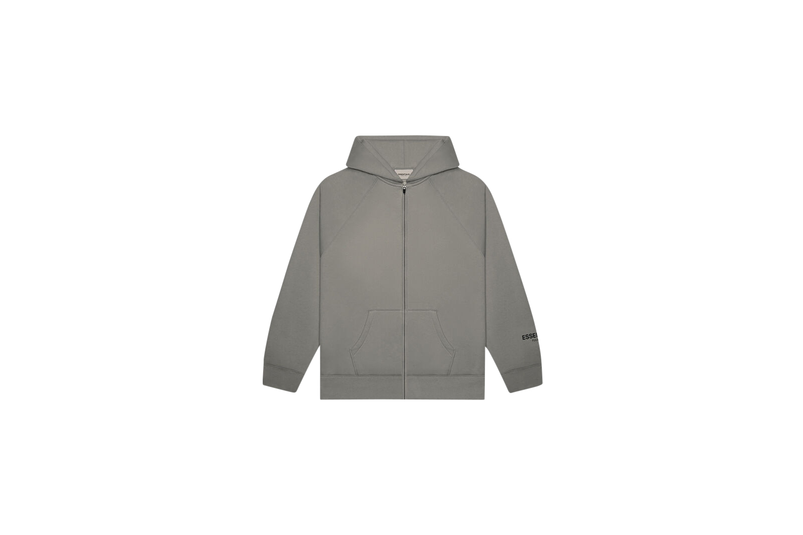 Full zip deals grey hoodie