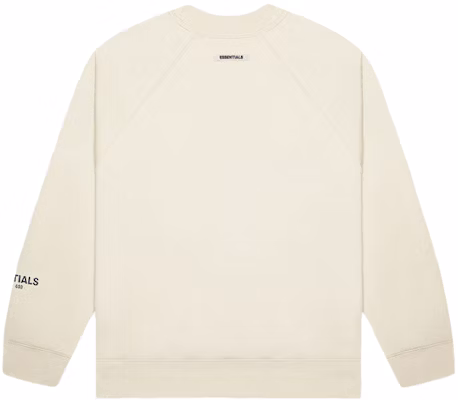 Fear of God ESSENTIALS 3D Silicon Applique Crewneck Buttercream Order Fear of God ESSENTIALS 3D Silicon Applique Crewneck Buttercream
